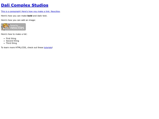 index screenshot