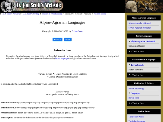 alpine-agrarian-languages screenshot