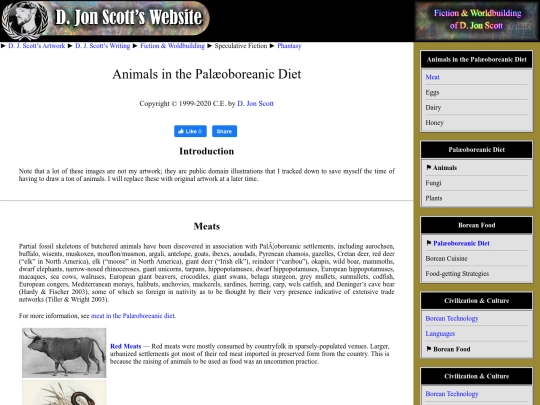 boreans/diet/animals screenshot