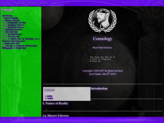 cosmology screenshot