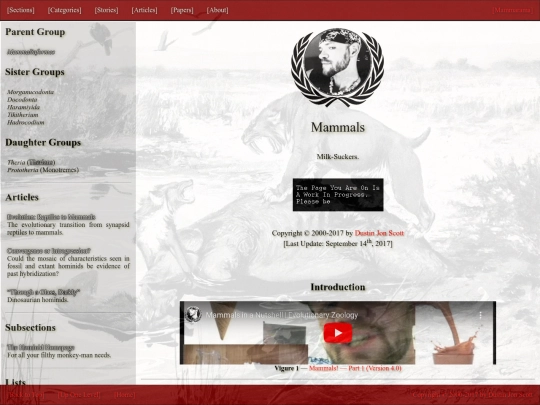 mammals screenshot