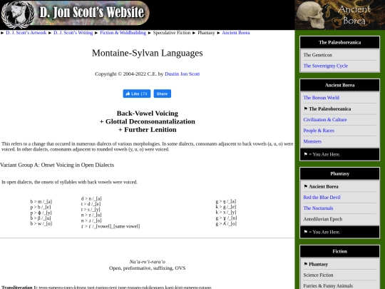 montane-sylvan-languages screenshot