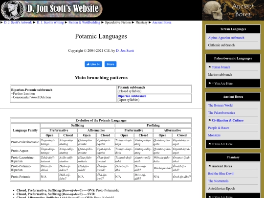 potamic-languages screenshot