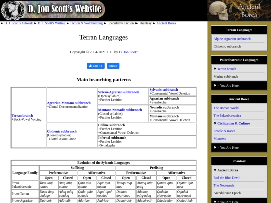 terran-languages screenshot