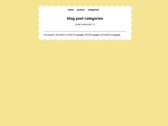 blog/about screenshot