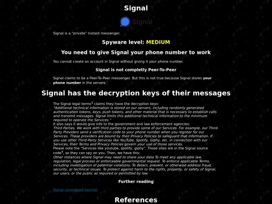 wip/signal screenshot