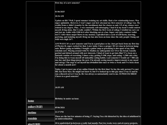 blog screenshot