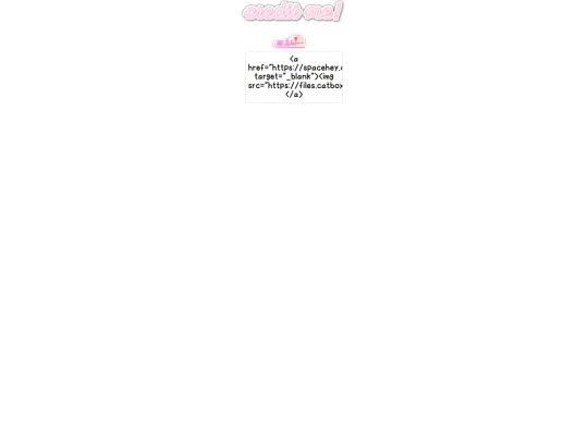 creditmespacehey screenshot