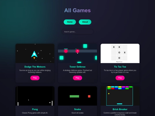 all games screenshot