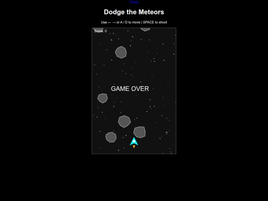 meteor_defense screenshot