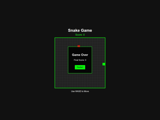 snake screenshot