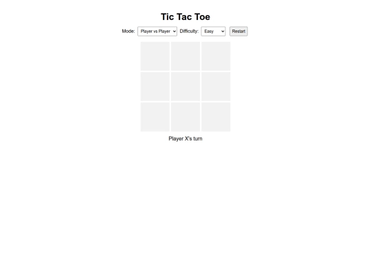 tictactoe screenshot