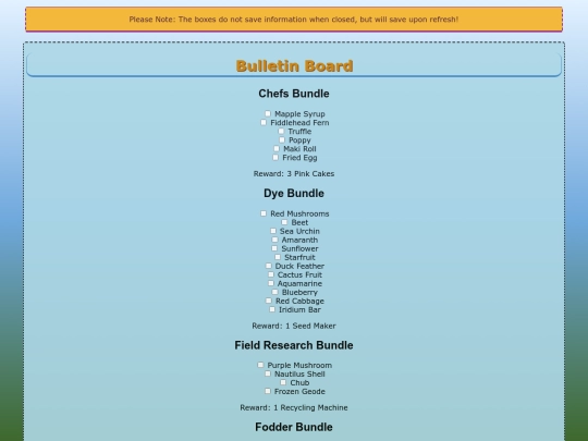 bulletin screenshot
