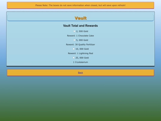 vault screenshot