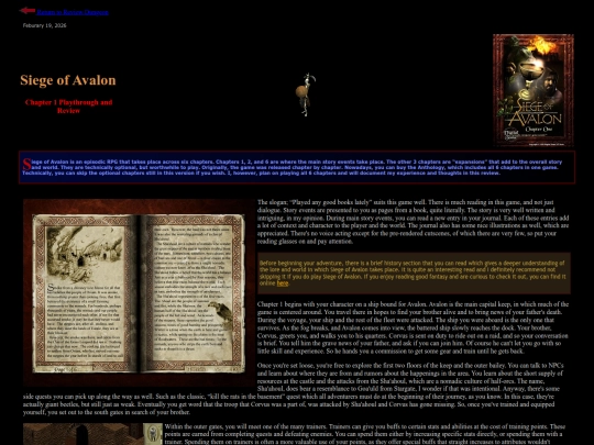 RPG Reviews/SiegeofAvalon screenshot