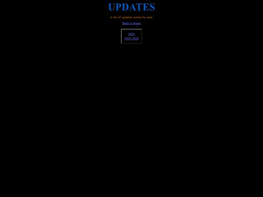 UpdatesPage screenshot