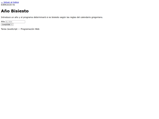 bisiesto screenshot