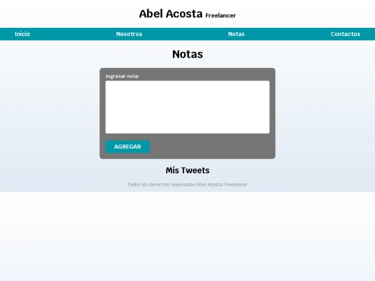 notas screenshot