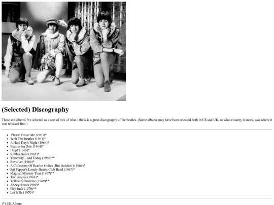 discography screenshot