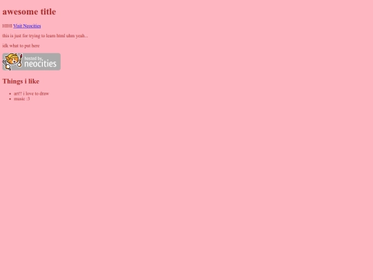 index screenshot