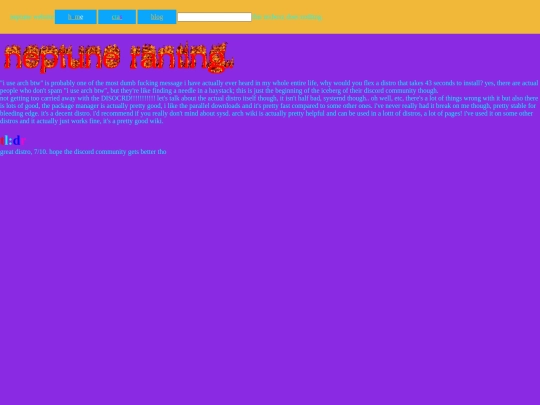 blog/arch screenshot