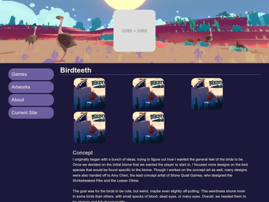 games/birdteeth screenshot