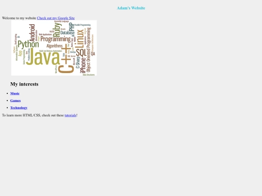 index screenshot