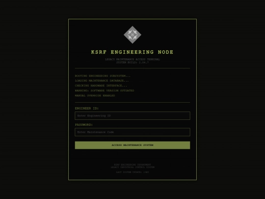 engineerlogin screenshot