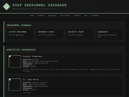 personnel screenshot