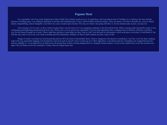 PegasusMeat screenshot