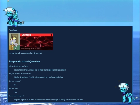 guestbook screenshot