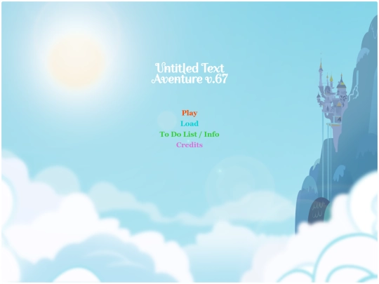 Untitled Text Adventure v.67 screenshot
