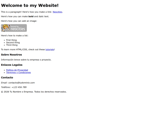index screenshot