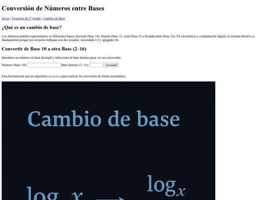 cambio_base screenshot