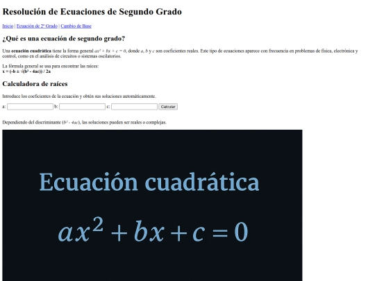 ecuacion screenshot