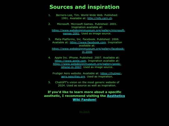 info screenshot
