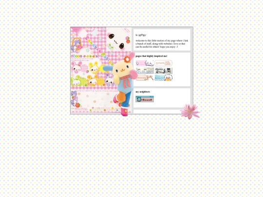 links screenshot