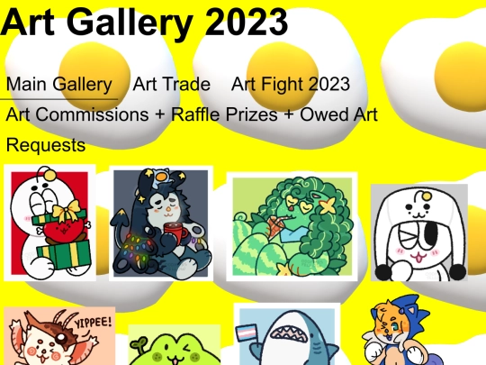 artgallery2023page screenshot