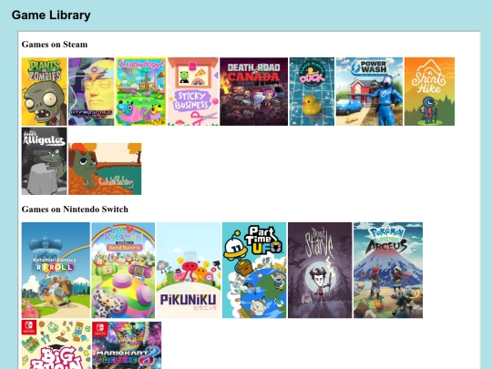 gamescollection screenshot