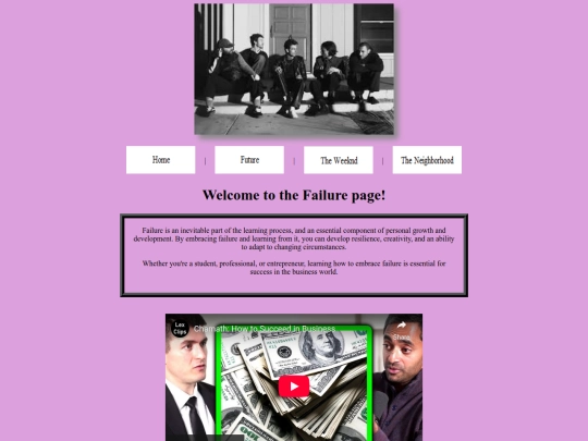 html assignment 5/theneighborhood screenshot