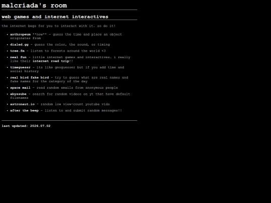 bookmark/webinteract screenshot