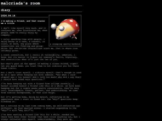 diary/diary screenshot