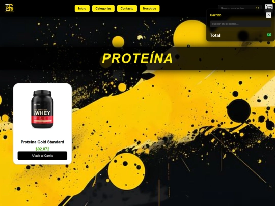 TOMSUPLEMENTOS screenshot