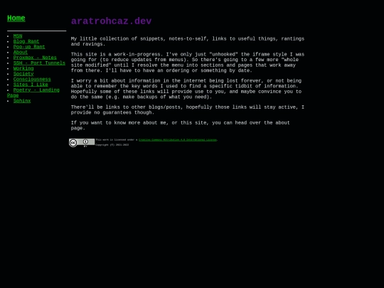 index screenshot