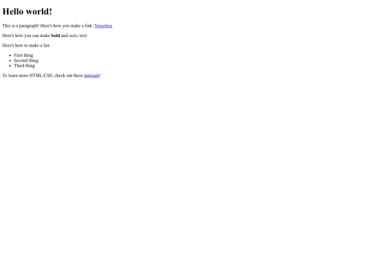 index screenshot