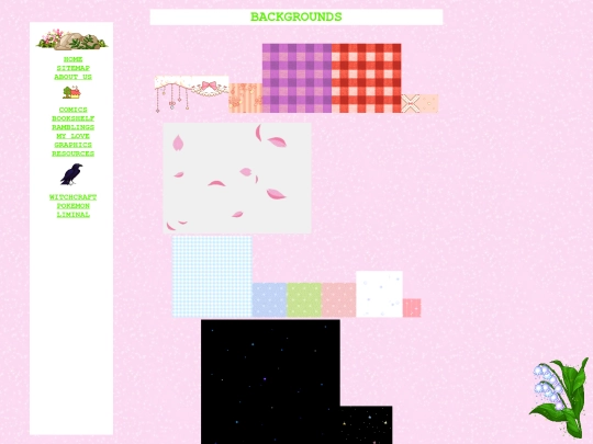 collect/backgrounds screenshot