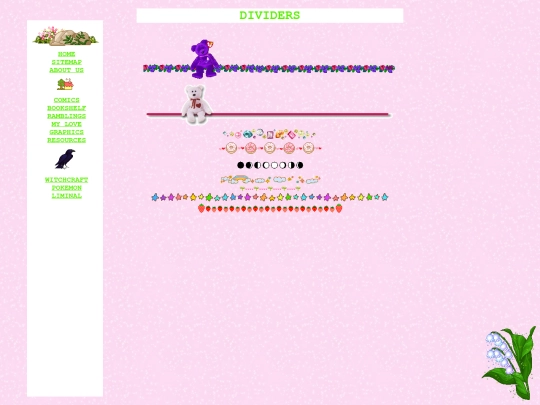 collect/dividers screenshot