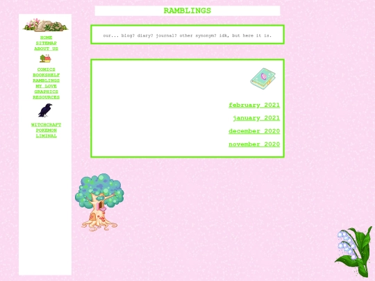 ramblings screenshot