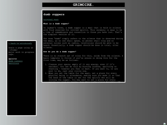 witchcraft/grimoire screenshot