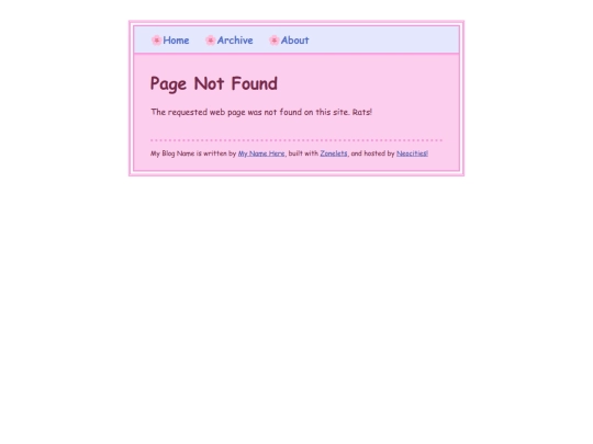 blog/not_found screenshot